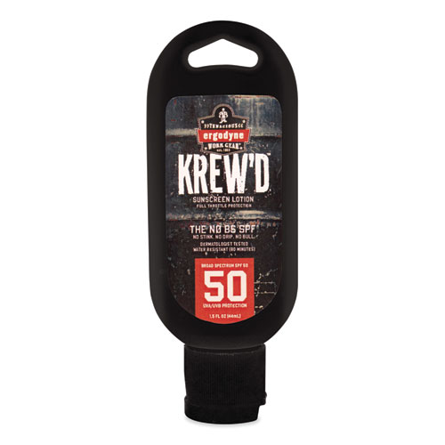 Krewd 6352 SPF 50 Sunscreen Lotion, 1.5 oz Bottle, 12/Pack, Ships in 1-3 Business Days