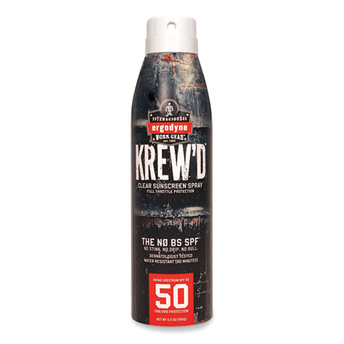 Krewd 6353 SPF 50 Sunscreen Spray, 5.5 oz Can, Ships in 1-3 Business Days