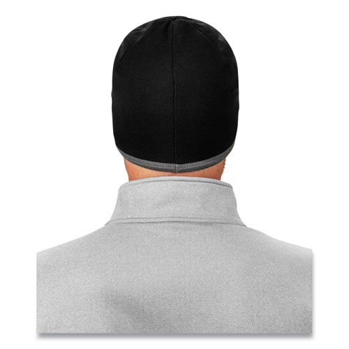 Image of Ergodyne® N-Ferno 6818 Knit Winter Hat Fleece Lined, One Size Fits Most, Black, Ships In 1-3 Business Days