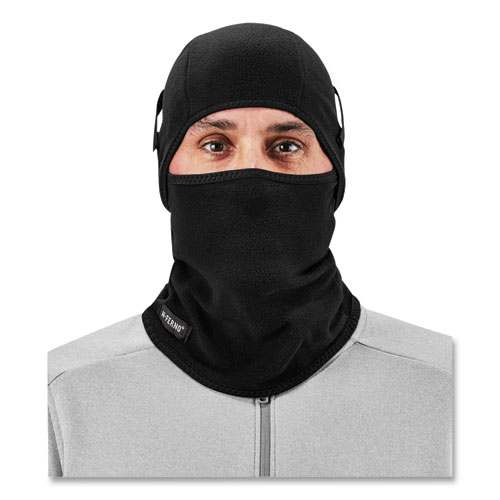 N-Ferno 6826 2-Piece Fleece Balaclava Face Mask, One Size Fits Most, Black , Ships in 1-3 Business Days