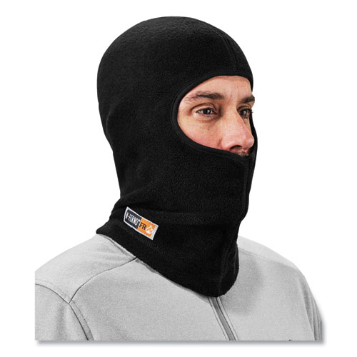 N-Ferno 6828 Modacrylic Blend FR Fleece Balaclava Face Mask, One Size Fits Most, Black, Ships in 1-3 Business Days