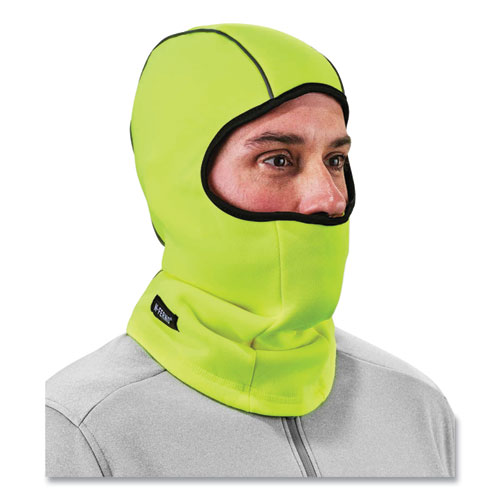 N-Ferno 6821 Fleece Balaclava Face Mask, One Size Fits Most, Lime, Ships in 1-3 Business Days