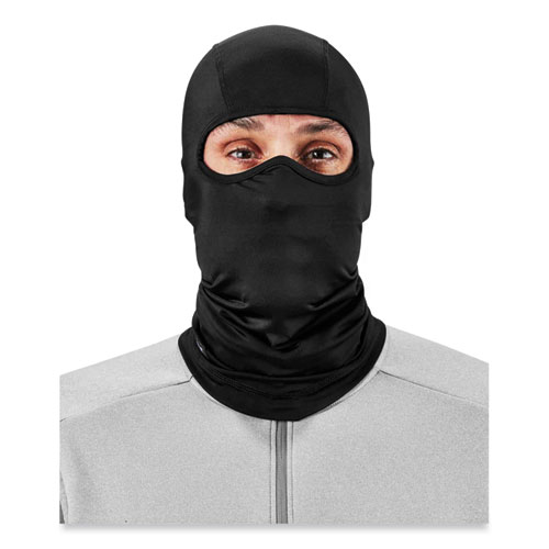 Image of Ergodyne® N-Ferno 6832 Spandex Balaclava Face Mask, One Size Fits Most, Black, Ships In 1-3 Business Days