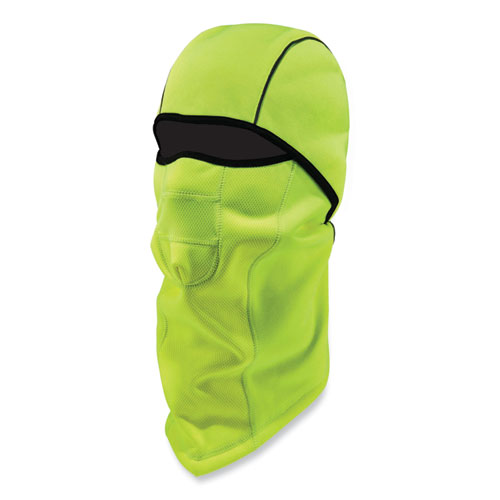 Ergodyne® N-Ferno 6823 Hinged Balaclava Face Mask, Fleece, One Size Fits Most, Lime, Ships In 1-3 Business Days