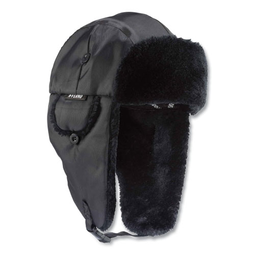 N-Ferno 6802 Classic Trapper Hat, Small/Medium, Black, Ships in 1-3 Business Days