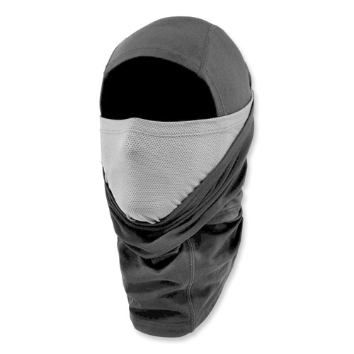N-Ferno 6844 Dual-Layer Balaclava Face Mask, Nylon; Spandex, One Size Fits Most, Black, Ships in 1-3 Business Days