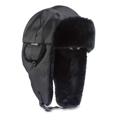 Image of Ergodyne® N-Ferno 6802 Classic Trapper Hat, X-Small, Black, Ships In 1-3 Business Days