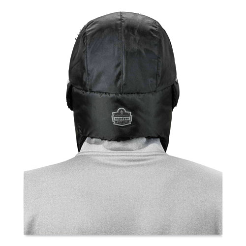 Image of Ergodyne® N-Ferno 6802 Classic Trapper Hat, X-Small, Black, Ships In 1-3 Business Days
