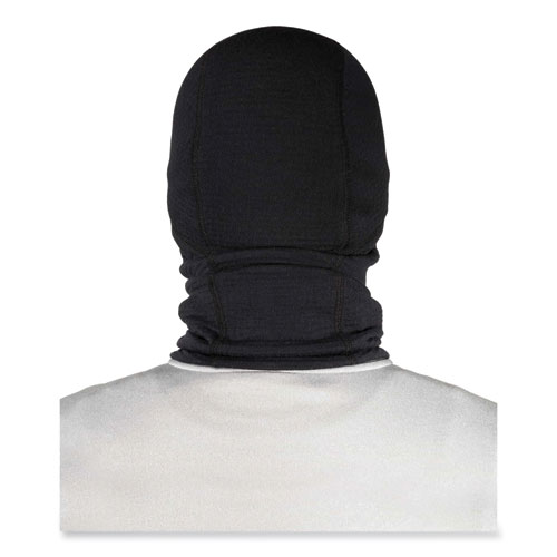 Image of Ergodyne® N-Ferno 6847 Fr Dual Compliant Balaclava Face Mask, Polartec Fr Power Grid Fleece, One Size, Black,Ships In 1-3 Business Days