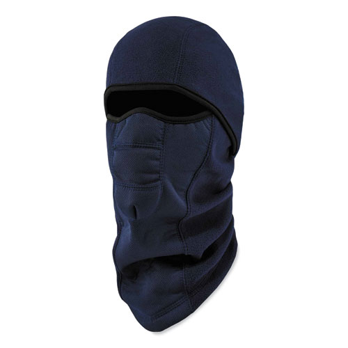 Ergodyne® N-Ferno 6823 Hinged Balaclava Face Mask, Fleece, One Size Fits Most, Navy, Ships In 1-3 Business Days