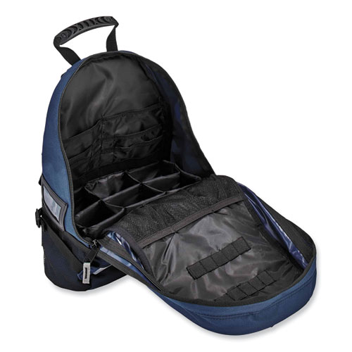 Image of Ergodyne® Arsenal 5243 Backpack Trauma Bag. 7 X 12 X 17.5, Blue, Ships In 1-3 Business Days
