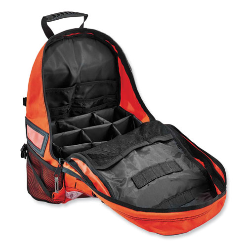 Image of Ergodyne® Arsenal 5243 Backpack Trauma Bag, 7 X 12 X 17.5, Orange, Ships In 1-3 Business Days