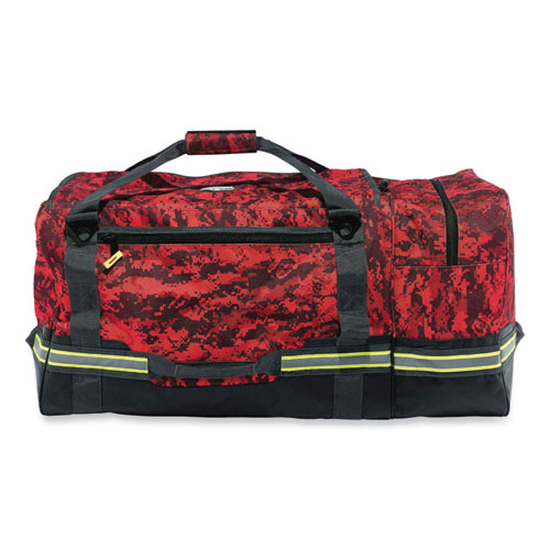 Image of Ergodyne® Arsenal 5008 Fire + Safety Gear Bag, 16 X 31 X 15.5, Red Camo, Ships In 1-3 Business Days