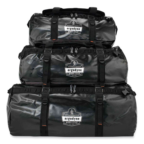 Image of Ergodyne® Arsenal 5030 Water-Resistant Duffel Bag, Small, 13.5 X 23.5 X 13.5, Black, Ships In 1-3 Business Days
