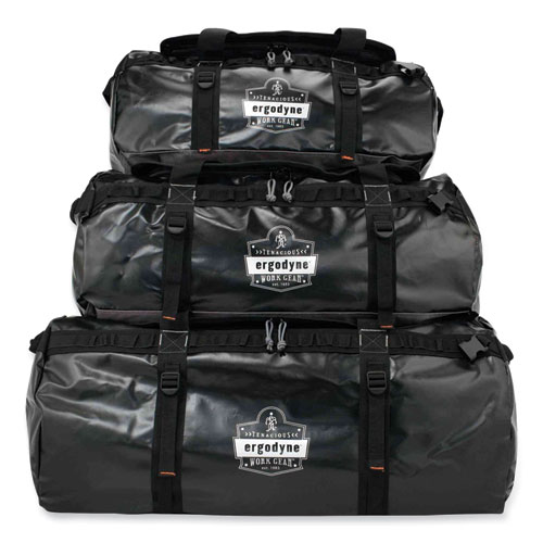 Image of Ergodyne® Arsenal 5030 Water-Resistant Duffel Bag, Medium, 15.5 X 27 X 15.5, Black, Ships In 1-3 Business Days