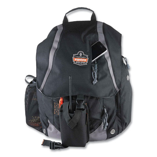 Image of Ergodyne® Arsenal 5143 General Duty Gear Backpack, 8 X 15 X 19, Black, Ships In 1-3 Business Days