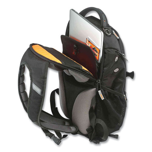 Image of Ergodyne® Arsenal 5144 Mobile Office Backpack, 8 X 14 X 28, Black, Ships In 1-3 Business Days