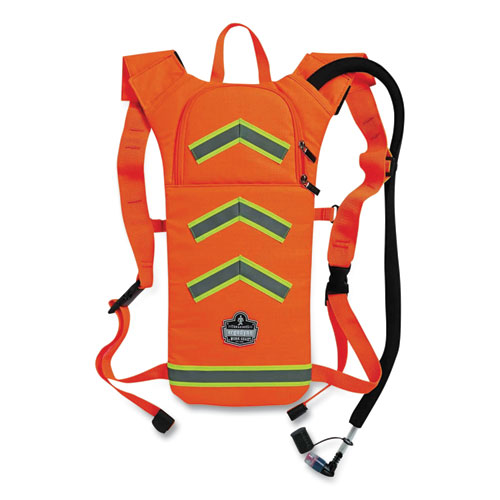 Ergodyne® Chill-Its 5155 Low Profile Hydration Pack, 2 L, Hi-Vis Orange, Ships In 1-3 Business Days