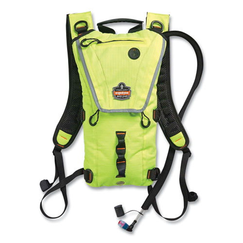 Ergodyne® Chill-Its 5156 Low Profile Hydration Pack, 3 L, Hi-Vis Lime, Ships In 1-3 Business Days