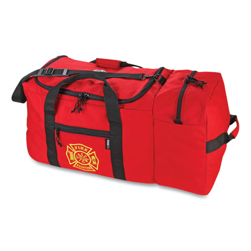Image of Ergodyne® Arsenal 5005W Wheeled Fire + Rescue Gear Bag, 14 X 31 X 14, Red, Ships In 1-3 Business Days