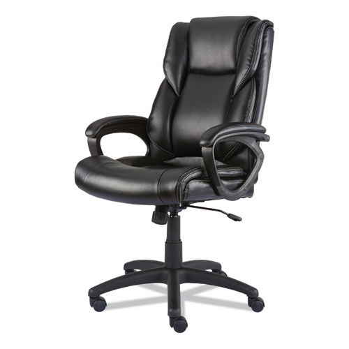 Image of Alera® Brosna Series Mid-Back Task Chair, Supports Up To 250 Lb, 18.15" To 21.77 Seat Height, Black Seat/Back, Black Base