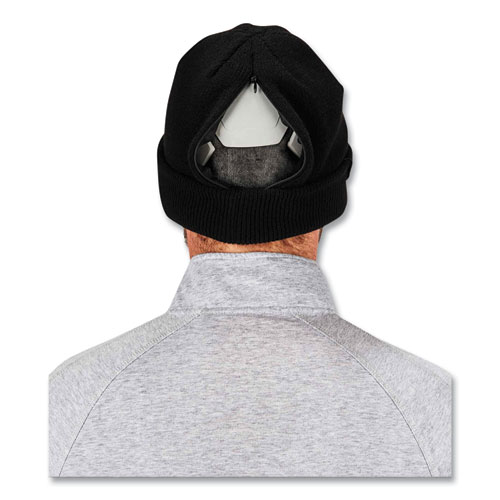 N-Ferno 6811ZI Rib Knit Hat + Bump Cap Insert, One Size Fits Most, Black, Ships in 1-3 Business Days