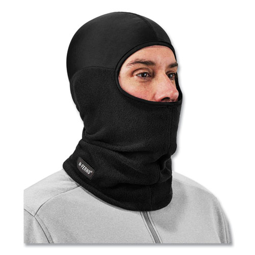 N-Ferno 6822 Balaclava Spandex Top Face Mask, Spandex/Fleece, One Size Fits Most, Black, Ships in 1-3 Business Days