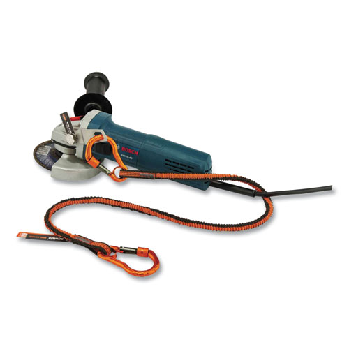 Image of Ergodyne® Squids 3196 Grinder Tool Tethering Kit, 8 Lb Max Working Capacity, 38" Long, Orange/Gray, Ships In 1-3 Business Days