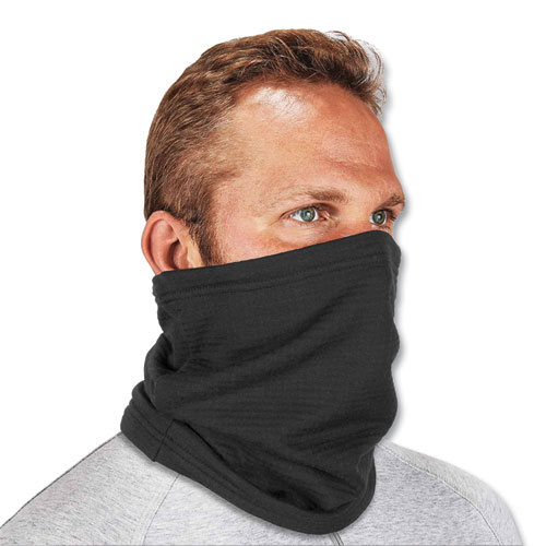 Image of Ergodyne® N-Ferno 6962 Fr Dual Compliant Neck Gaiter, Polartec Fleece, One Size Fits Most, Navy, Ships In 1-3 Business Days