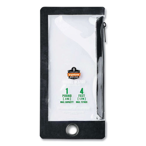 Squids 3760 Phone Pouch + Trap for Standard Size Phones, Clear/Black, Ships in 1-3 Business Days