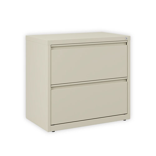 Lateral File, 2 Legal/Letter-Size File Drawers, Putty, 30" x 18.63" x 28"