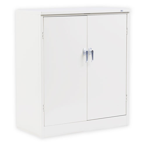 Image of Alera® Assembled 42" High Heavy-Duty Welded Storage Cabinet, Two Adjustable Shelves, 36W X 18D, Putty