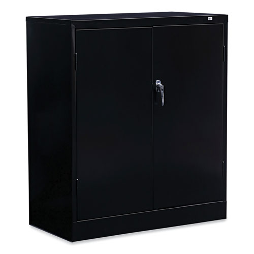 Image of Alera® Economy Assembled Storage Cabinet, 36W X 18D X 42H, Black