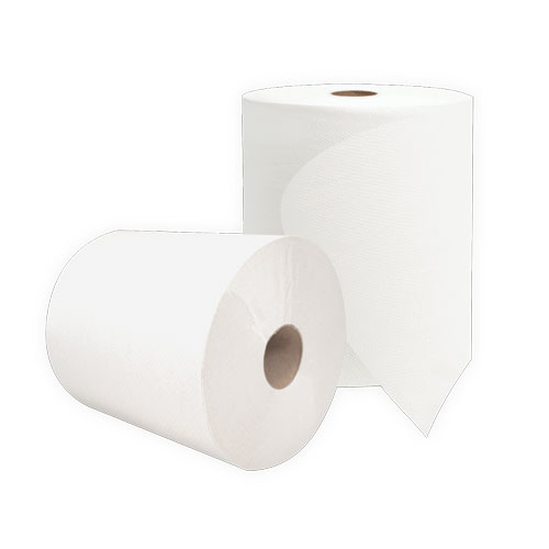 Image of Morcon Tissue Valay Universal Tad Roll Towels, 1-Ply, 8 X 600 Ft, White, 6 Rolls/Carton