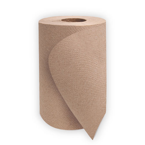 Morcon Tissue Morsoft Universal Roll Towels, 1-Ply, 7.88" X 300 Ft, Brown, 12 Rolls/Carton