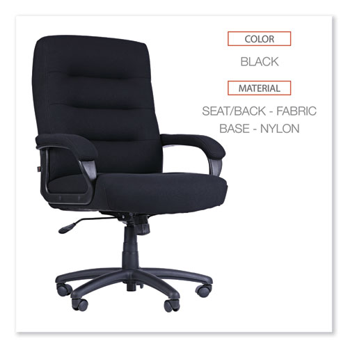 Image of Alera® Kesson Series High-Back Office Chair, Supports Up To 300 Lb, 19.21" To 22.7" Seat Height, Black