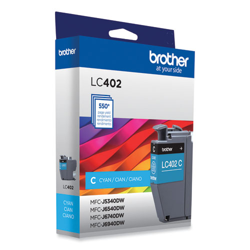 LC402CS Ink, 550 Page-Yield, Cyan