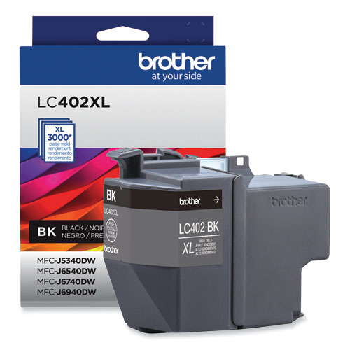 Image of Brother Lc402Xlbks High-Yield Ink, 3,000 Page-Yield, Black