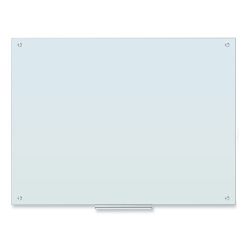 U Brands Glass Dry Erase Board, 47 X 35, White Surface