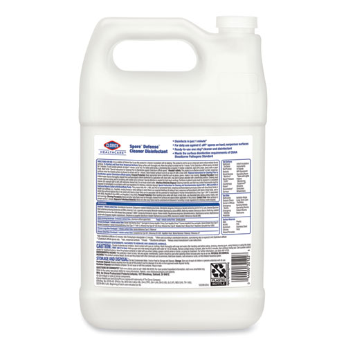 Image of Clorox Healthcare® Spore Defense, Closed System, 1 Gal Bottle, 4/Carton