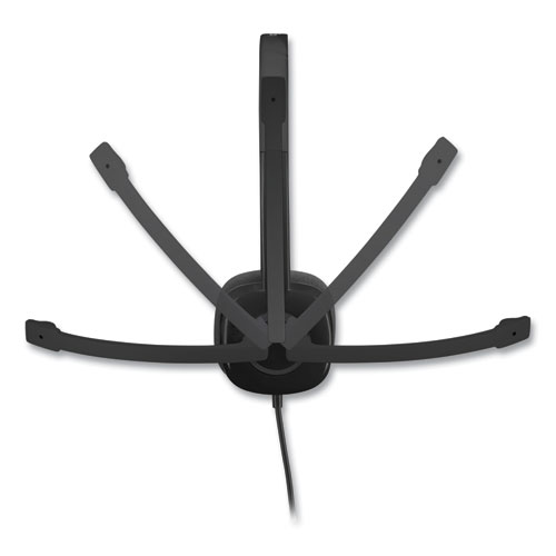 Image of Logitech® H151 Binaural Over The Head Headset, Black
