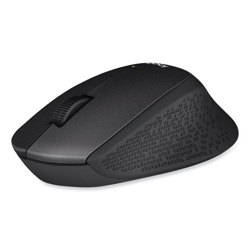 M330 Silent Plus Mouse, 2.4 GHz Frequency/33 ft Wireless Range, Right Hand Use, Black