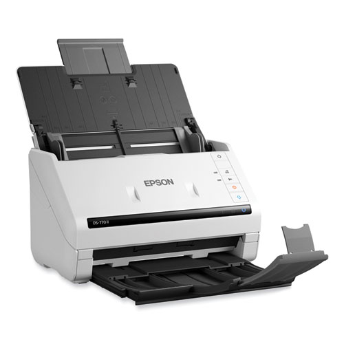 Image of Epson® Ds-770 Ii Color Duplex Document Scanner, 600 Dpi Optical Resolution, 100-Sheet Duplex Auto Document Feeder