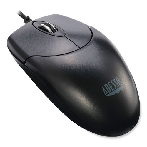 Image of Adesso Imouse Desktop Full Sized Mouse, Usb, Left/Right Hand Use, Black