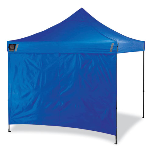 Shax 6051 Heavy-Duty Pop-Up Tent Kit, Single Skin, 10 ft x 10 ft, Polyester/Steel, Blue, Ships in 1-3 Business Days