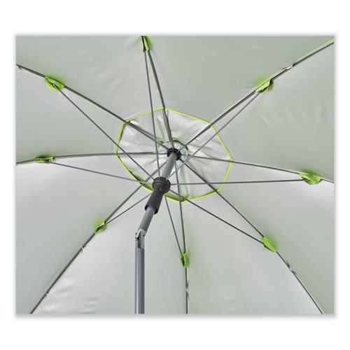 Shax 6100 Lightweight Work Umbrella, 90" Span, 92.4" Long, Lime Canopy, Ships in 1-3 Business Days