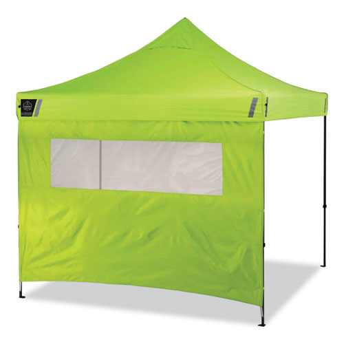 Image of Ergodyne® Shax 6052 Heavy-Duty Tent Kit + Mesh Windows, Single Skin, 10 Ft X 10 Ft,  Polyester/Steel, Lime, Ships In 1-3 Business Days