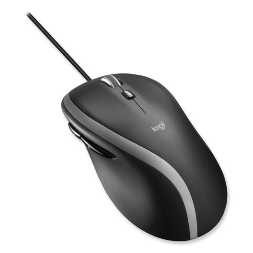 Image of Logitech® Advanced Corded Mouse M500S, Usb, Right Hand Use, Black