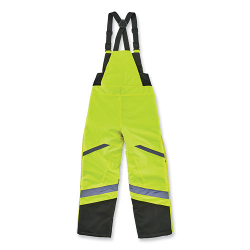 GloWear 8928 Class E Hi-Vis Insulated Bibs, 2X-Large, Lime, Ships in 1-3 Business Days