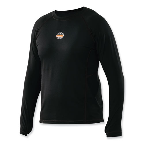 N-Ferno 6435 Midweight Long Sleeve Base Layer Shirt, X-Large, Black, Ships in 1-3 Business Days